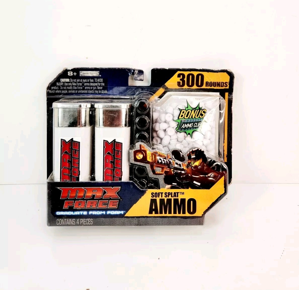 Max Force Soft Splat Ammo 300 Rounds With Bonus Ammo Clip