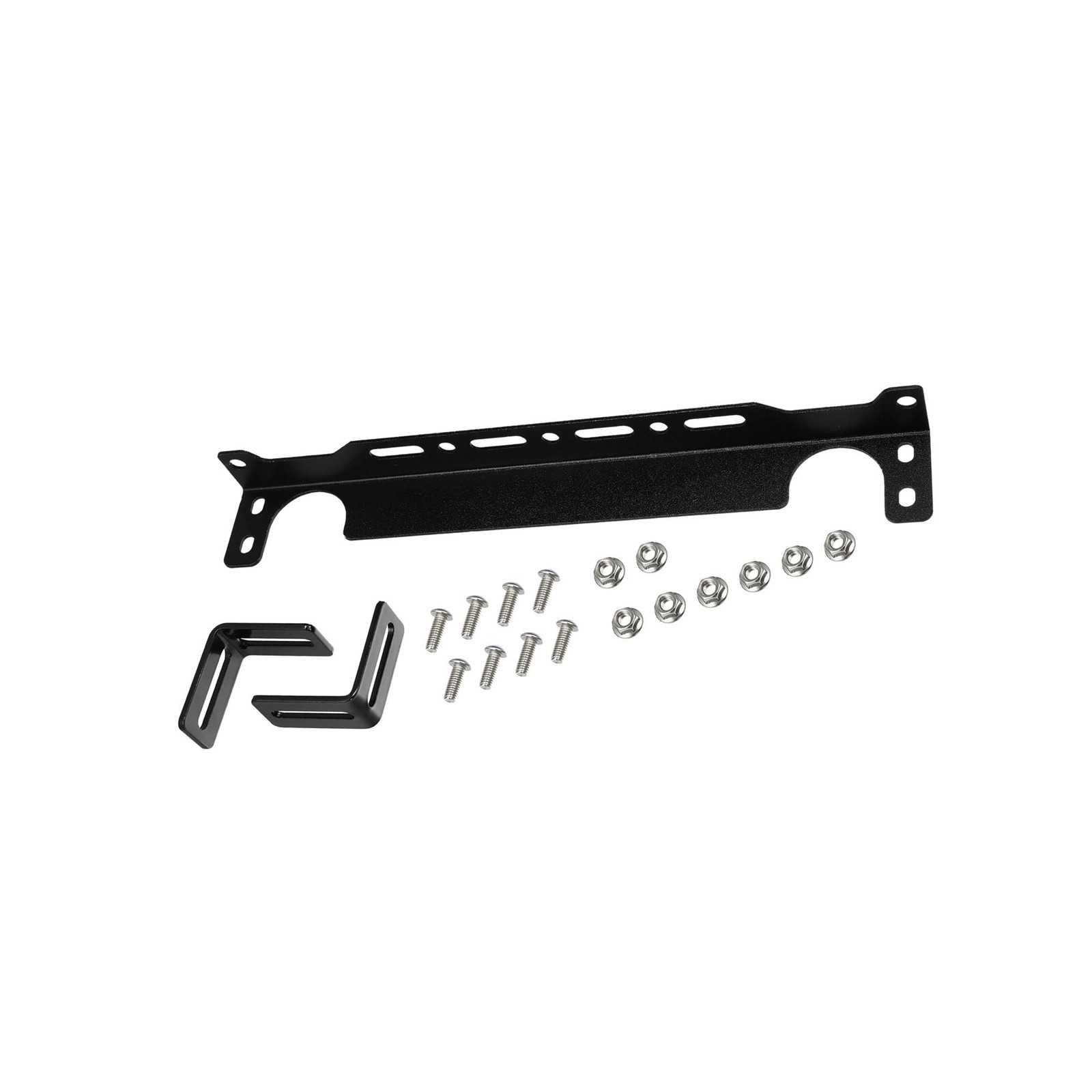 Universal Oil Cooler Mounting Bracket Kit 330mm Aluminum Alloy Engine Oil Coo...