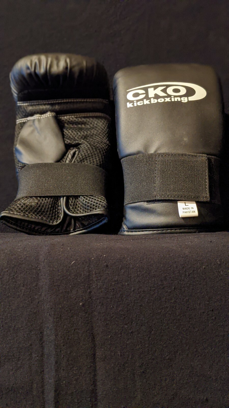 NEW Pair of CKO Kickboxing Gloves Size XL Black 