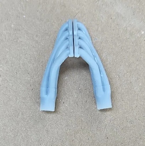 RESIZED RESIN 3D PRINTED 1/18 STD DOWNSWEPT HEADERS