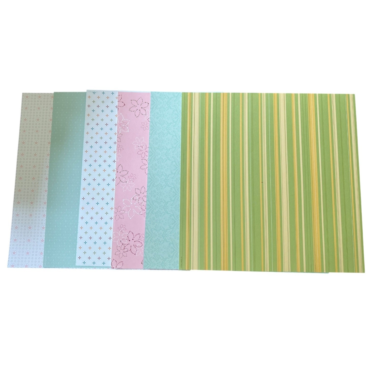 Stampin Up 12x12 Assorted 12 Sheets Designer Paper Set 4