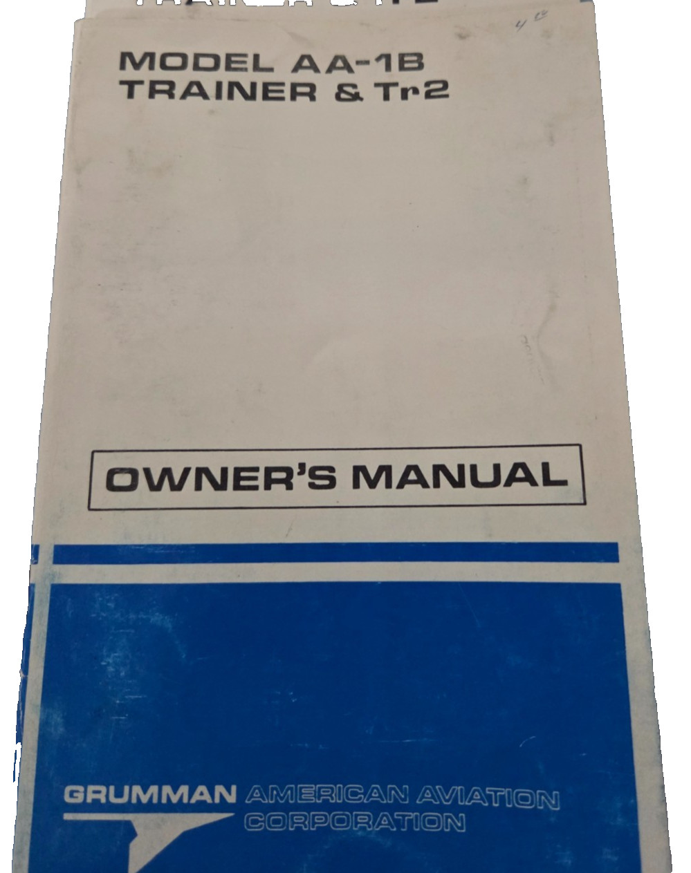 Grumman AA-1B/Trainer/TR2  & AA-5B/Tiger Owner's Manuals, Original, Like New