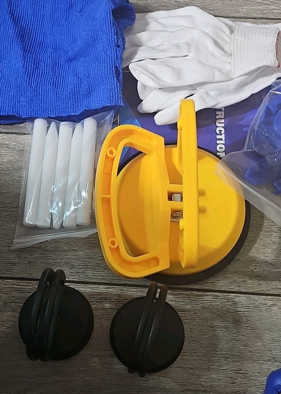 Dent Puller Kit, 55pcs Paintless Dent Removal Kit with Golden Lifter, Bridge ...
