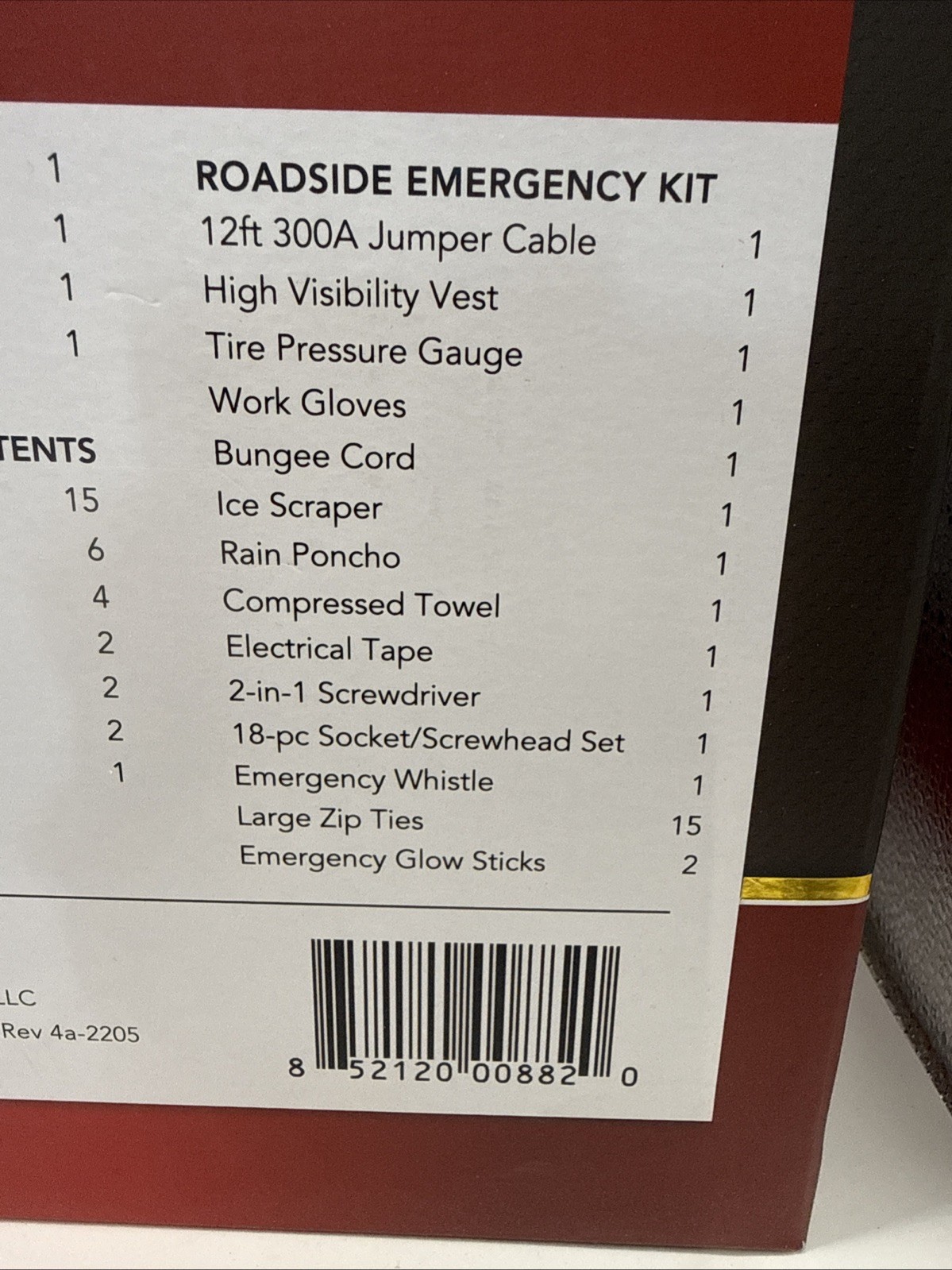 Ultimate Roadside Emergency Kit And First Aid 348 Piece Kit Hard Case Swiss Safe