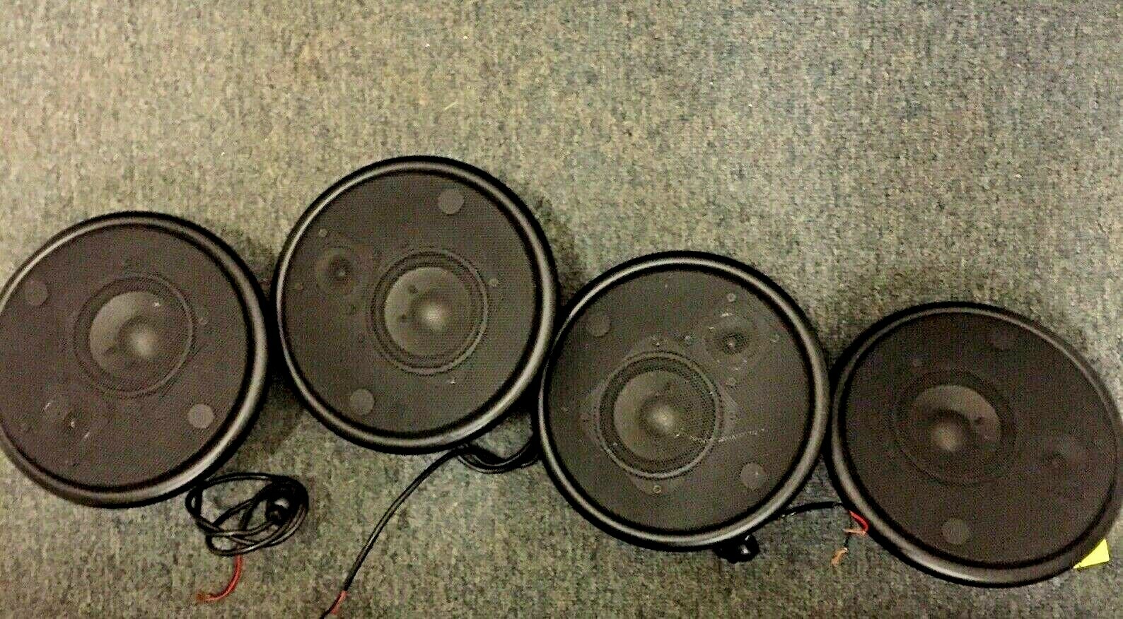 Black Pendant Speakers 4-QTY - Retro/Modern