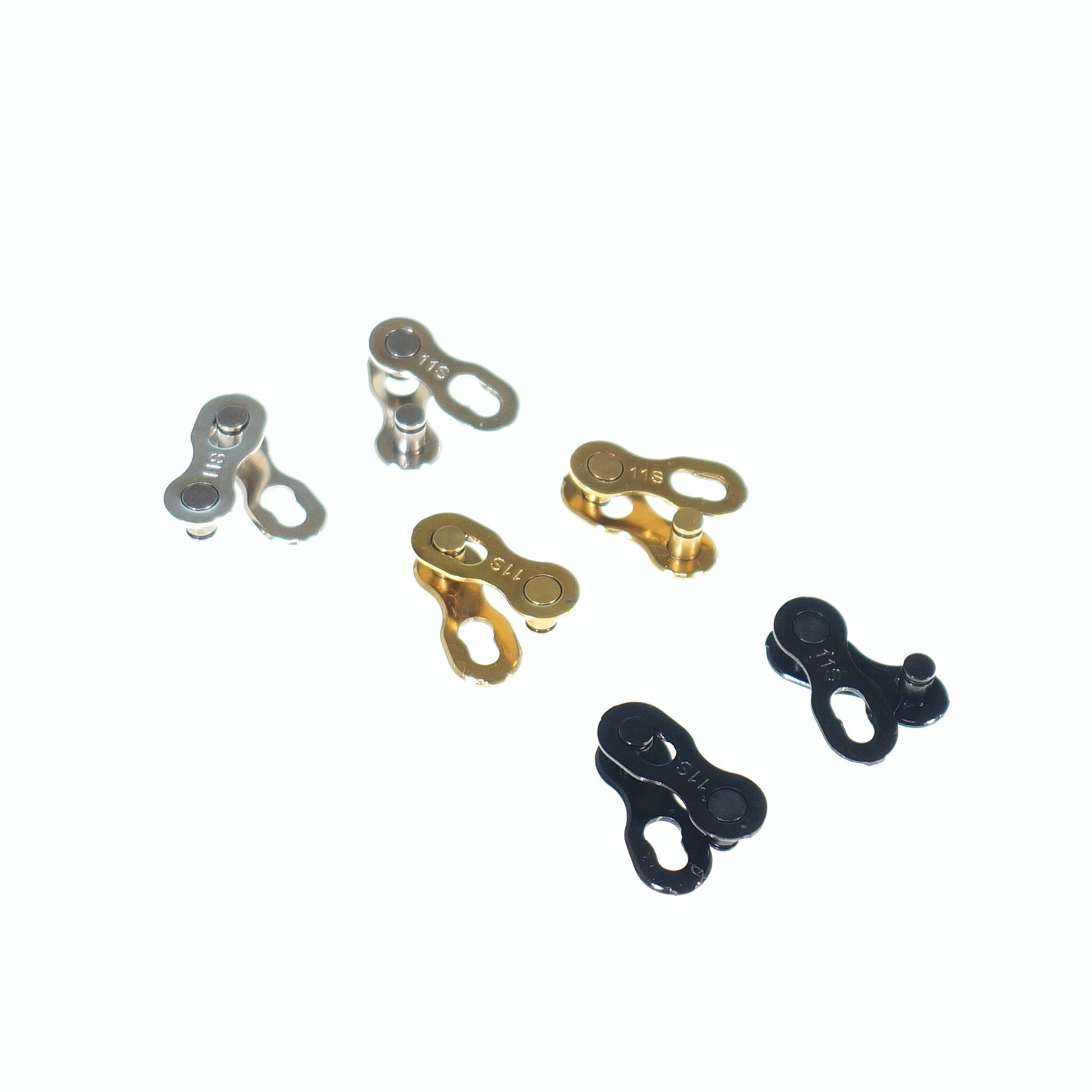 2Sets Tipsum Missing Master Chain Link Fit Shimano Campy Silver-Ti-DLC