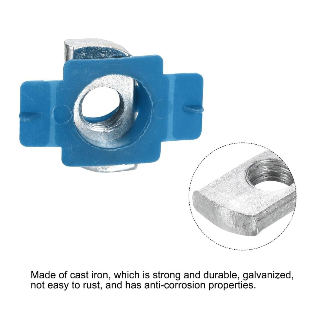 (Pcs) Strut Channel Nuts with Twist Tab,Strut Channel Cone Nuts - 3/8"-16 100