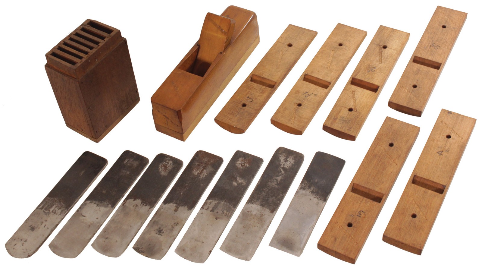 Superb Seven Iron Pattern Maker's Sole Plane - "L. Wolsencroft" - mjdtoolparts