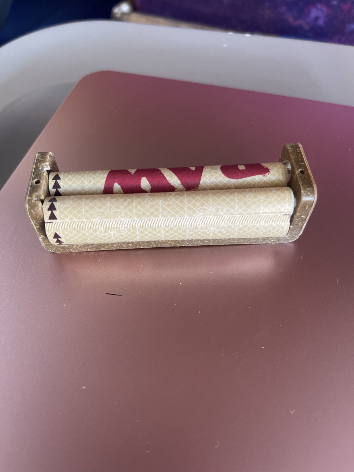 RAW Hemp Plastic Cigarette Rolling Machine 79mm Natural Eco Roller