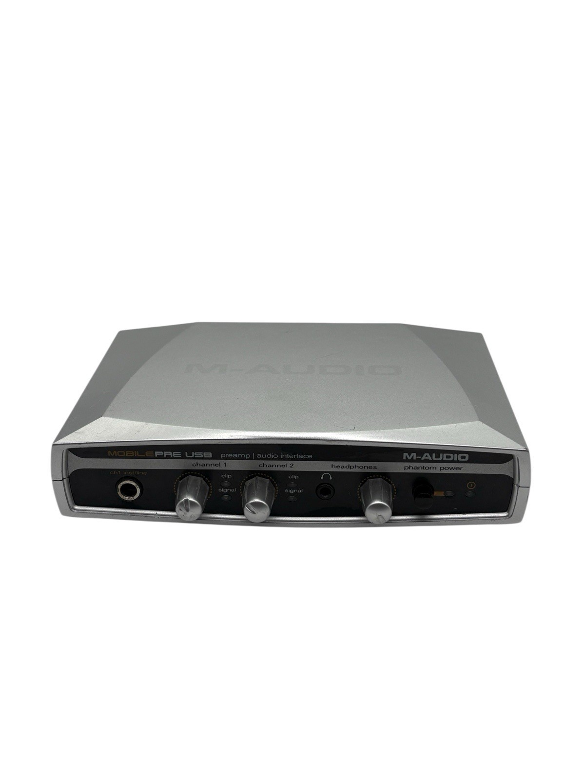 (S) M-Audio MobilePre USB Audio Interface Preamp 2-Channel Phantom Power