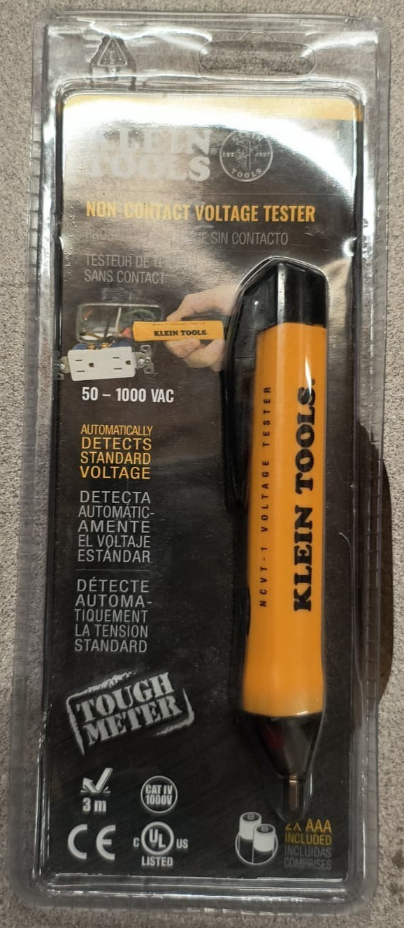 Klein Tools NCVT-1 50 to 1000 Volts Non-Contact Voltage Tester Pen - New , Z1