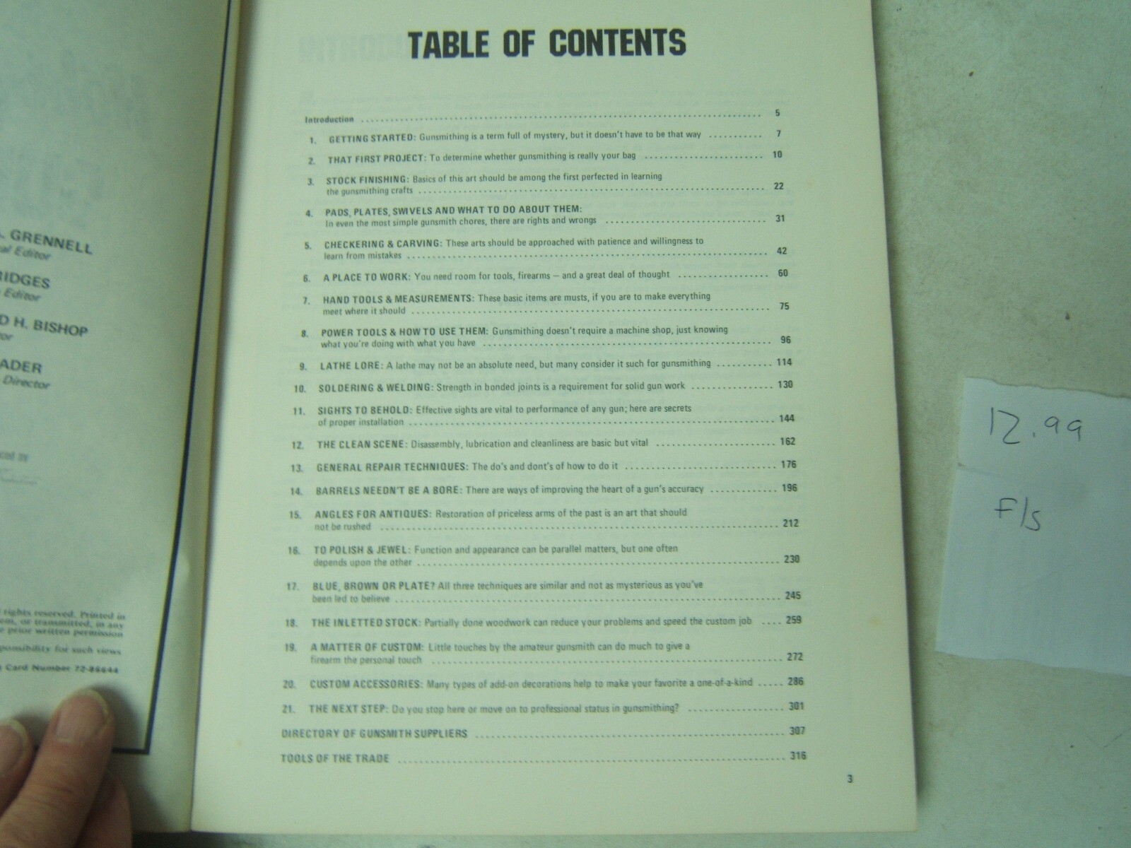 Hobby Gunsmithing Ralph T Walker 1972 Illustrated Do it Yourself Guide