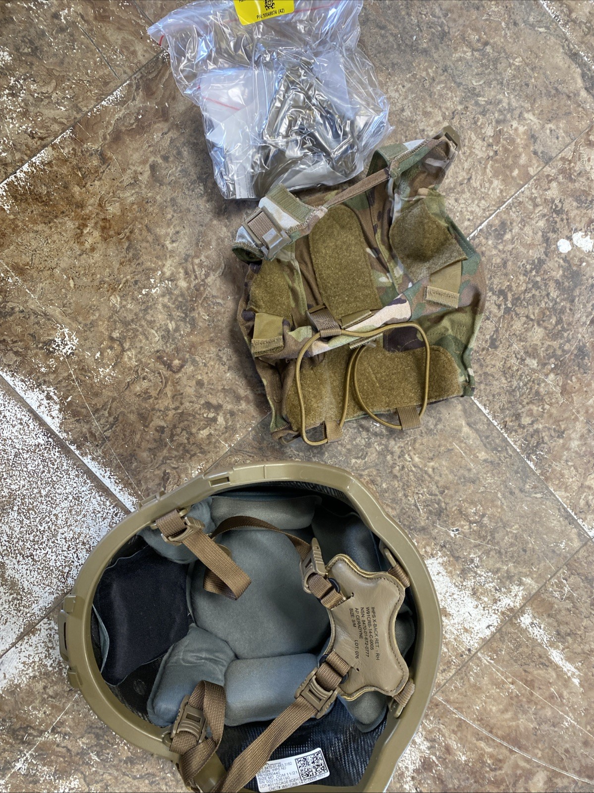 NEW US Army IHPS Helmet - Medium - Full Kit & Cover