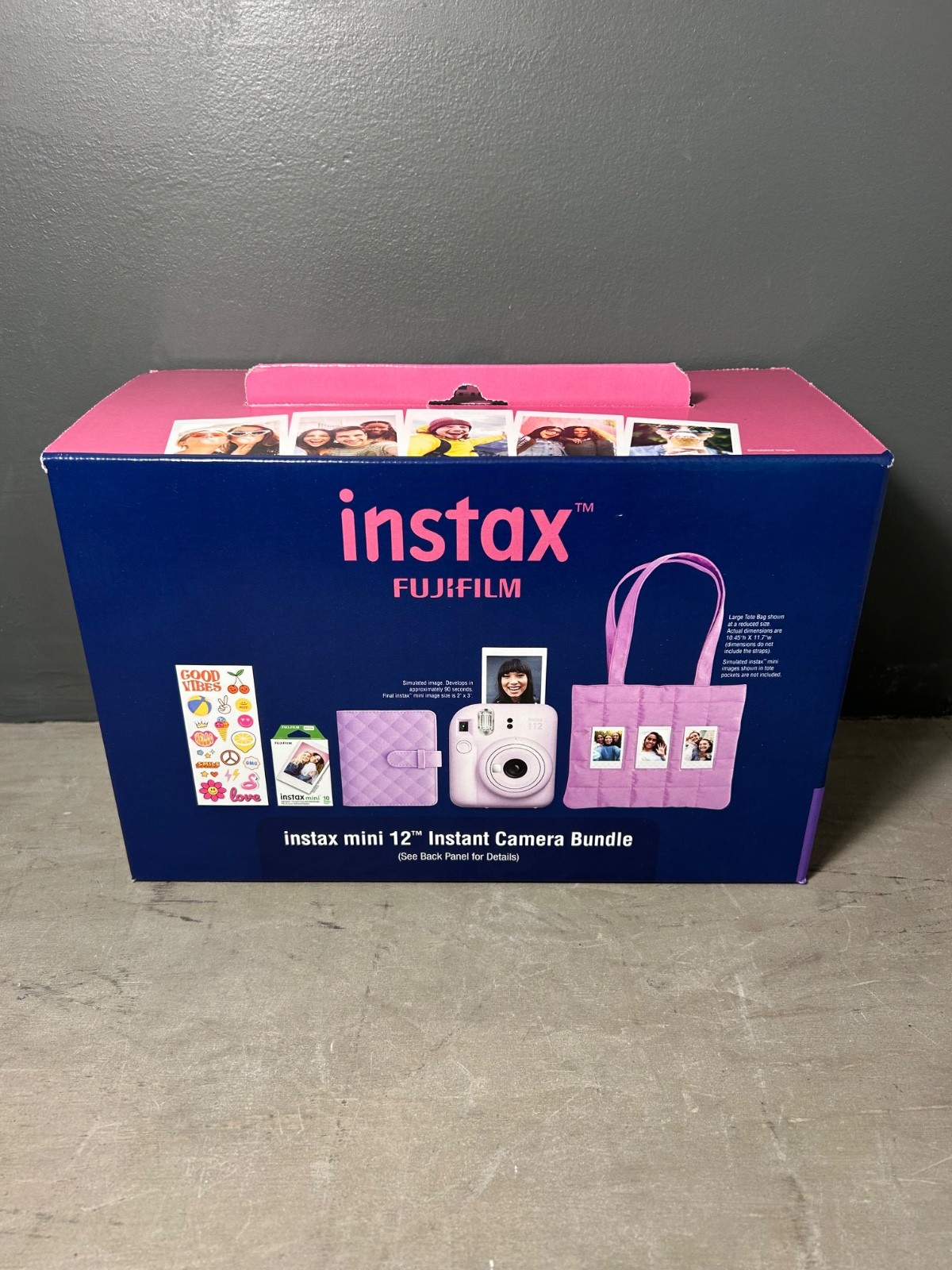 Fujifilm Instax Mini 12 Instant Camera Holiday Bundle 2025 Lilac Purple Film
