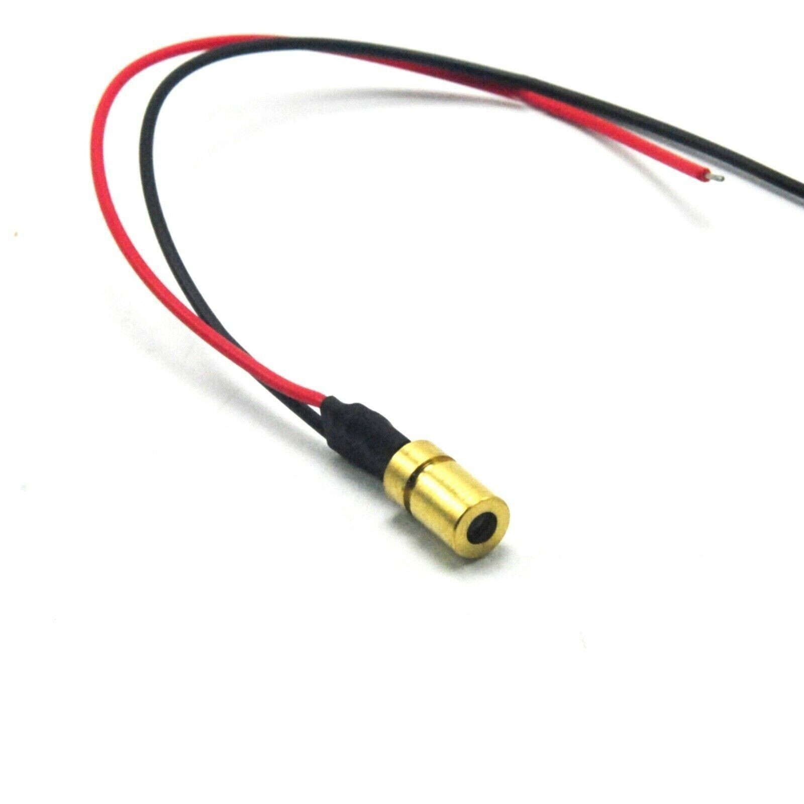 5pcs 635nm 5mW Red Dot Focusable Laser Diode Module 3V Brass LED