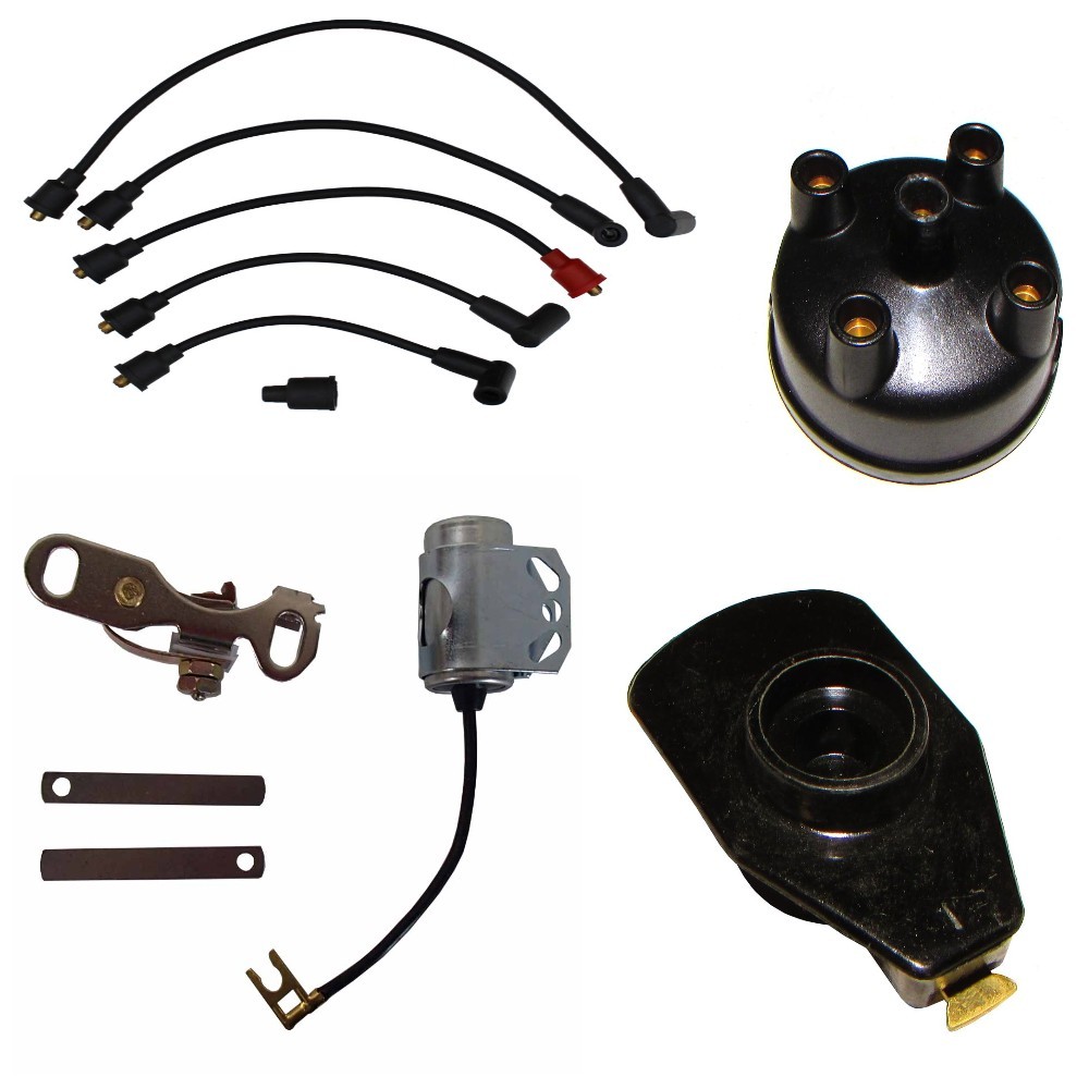 Tractor Ignition Tune-Up Kit w Plugs & Cap 600 700 701 800 801 900 901 Fits Ford
