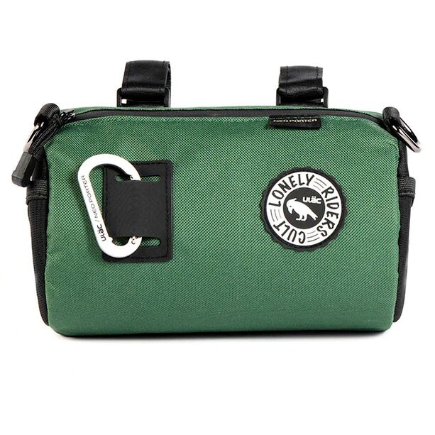 Ulac Coursier Handlebar Bag 2.7L Gravel Cycling Green Bike Adventure Touring
