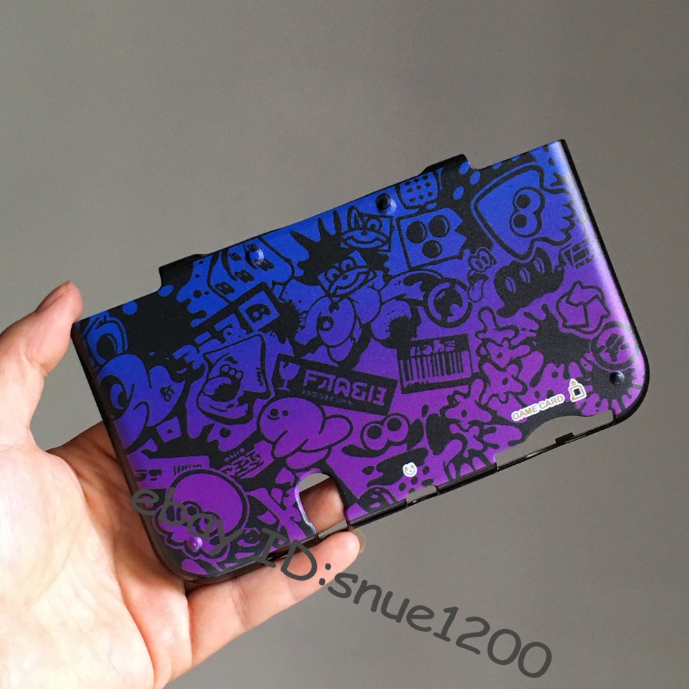 Custom Graffiti Pattern For New Nintendo 3DS XL LL Top Bottom Protective Case