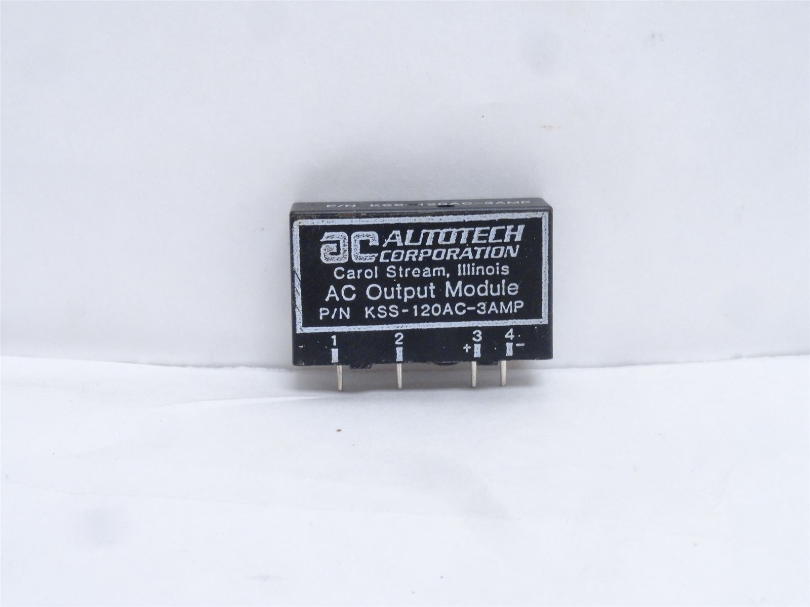 245693 New-No Box; Autotech KSS-120AC-3AMP Output Module; 3A; 120VAC; 4-Pin