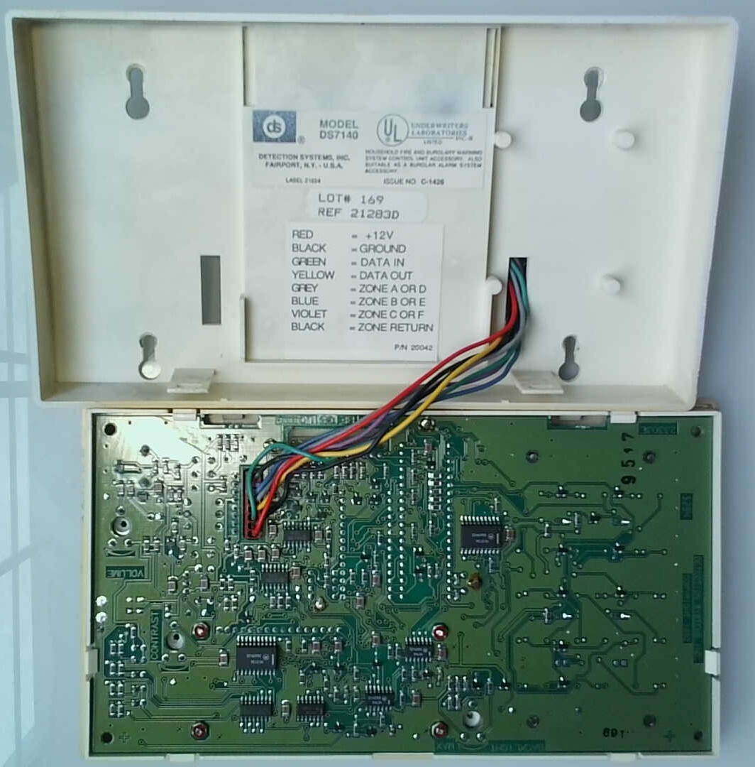 Detection Systems DS7140 Home Security System Keyboard Burglar Alarm