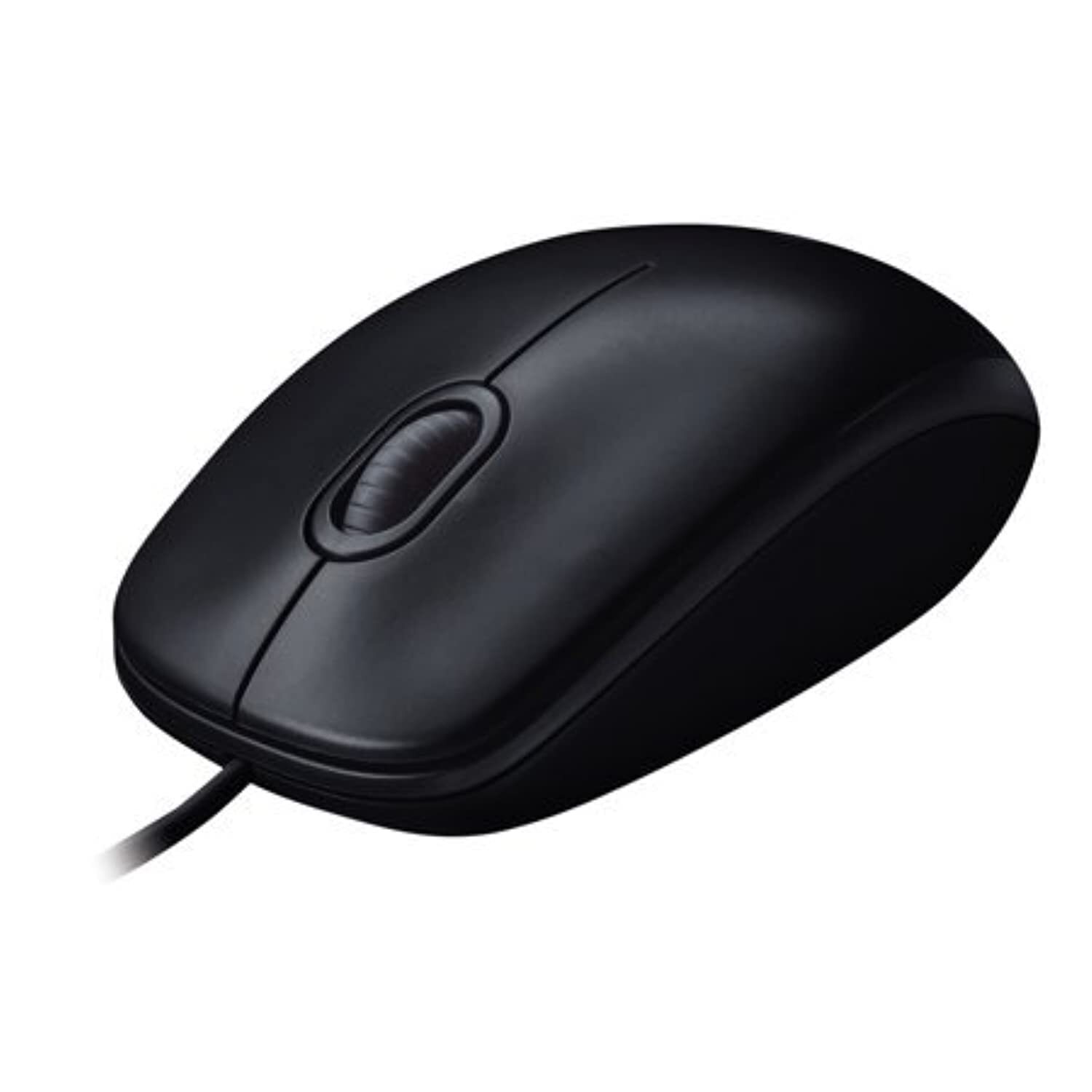 Logitech M100 USB Optical Wired Mouse, Black 910-001601