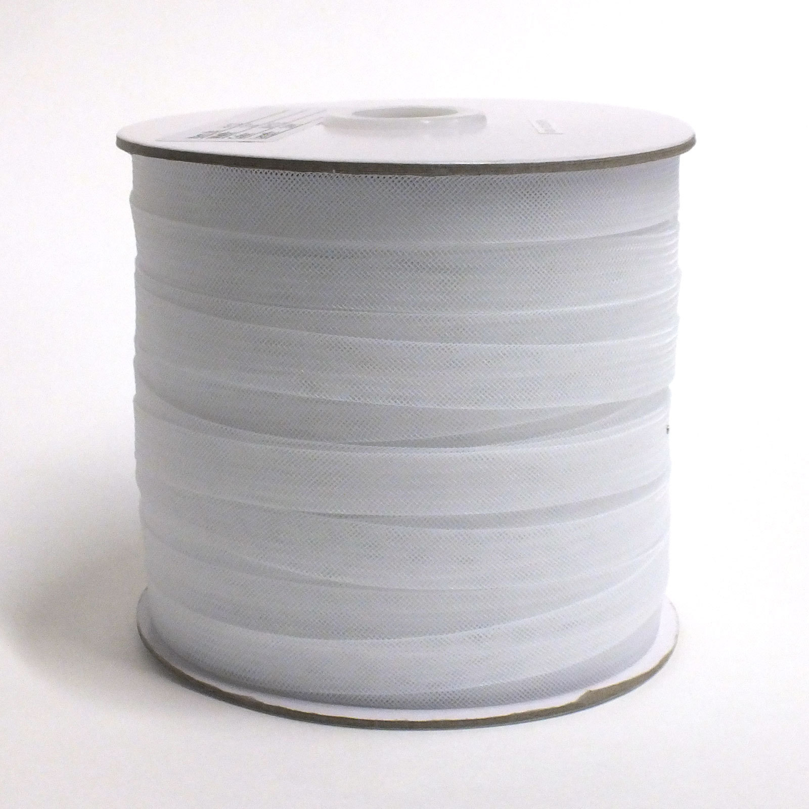 100% Polyester Horsehair Mesh Braid Boning, Crinoline, 0.5 In 144 Yd White, Soft