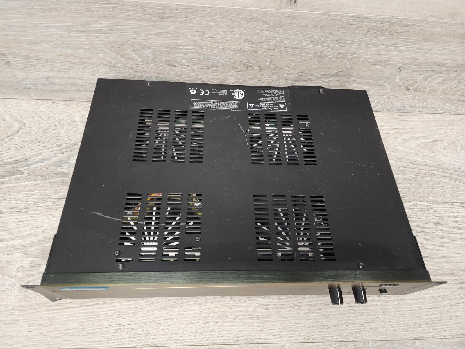 Crown 280A 80W 2 Channel Power Amplifier Amp Preamp Tested Working