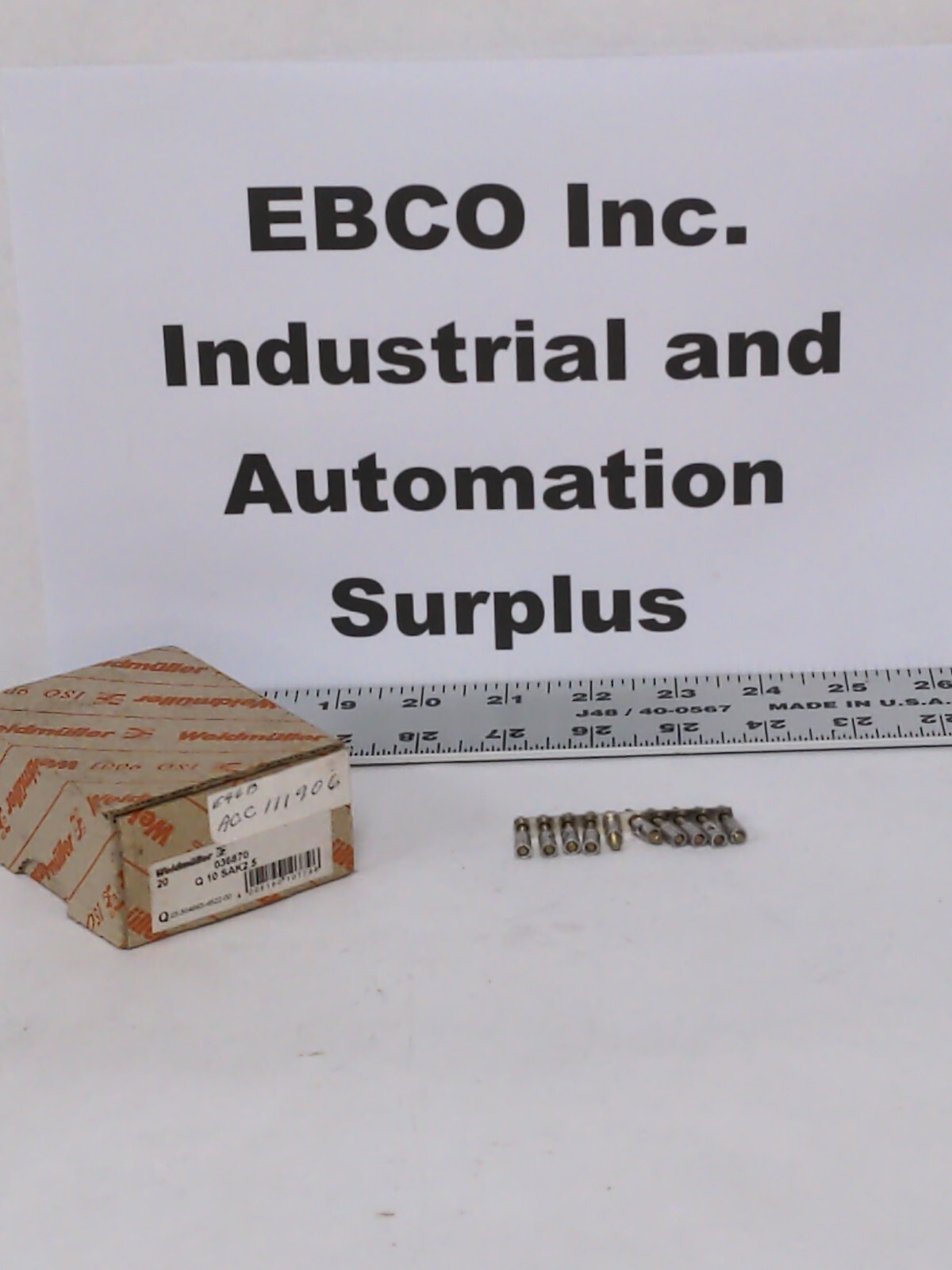 WEIDMULLER 036870 Q 10 SAK2.5 SCREW BRIDGE