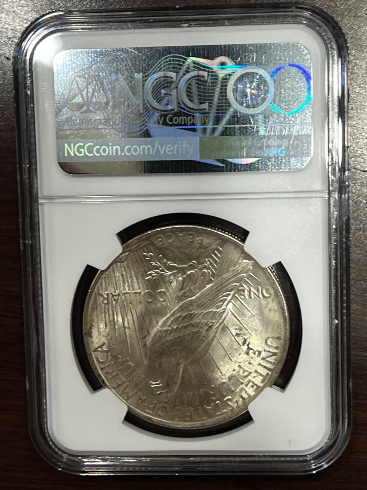 1923 Peace Silver Dollar NGC MS61