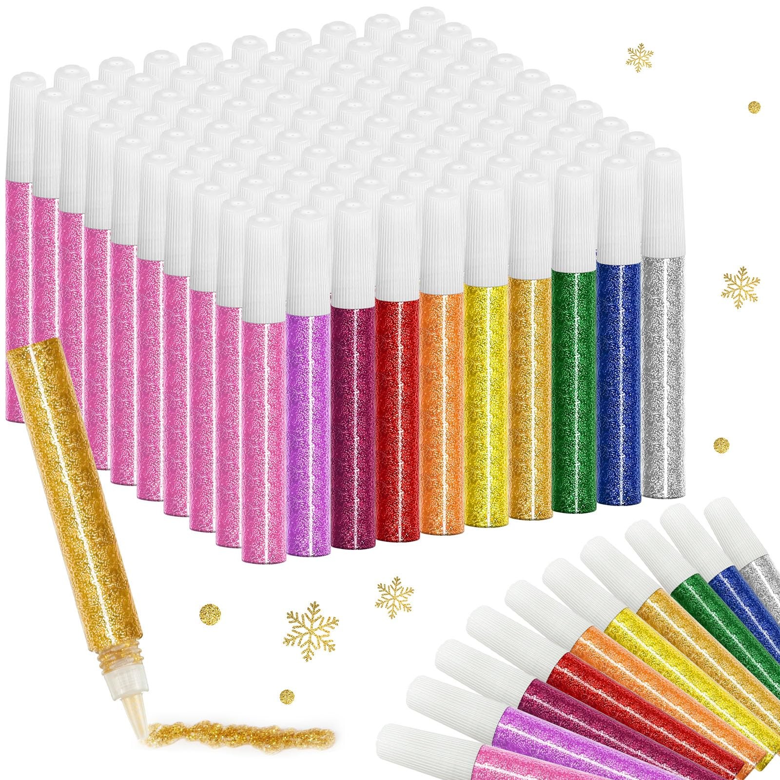 red, yellow, green, blue, purple, gold, silver, rose pink, orange