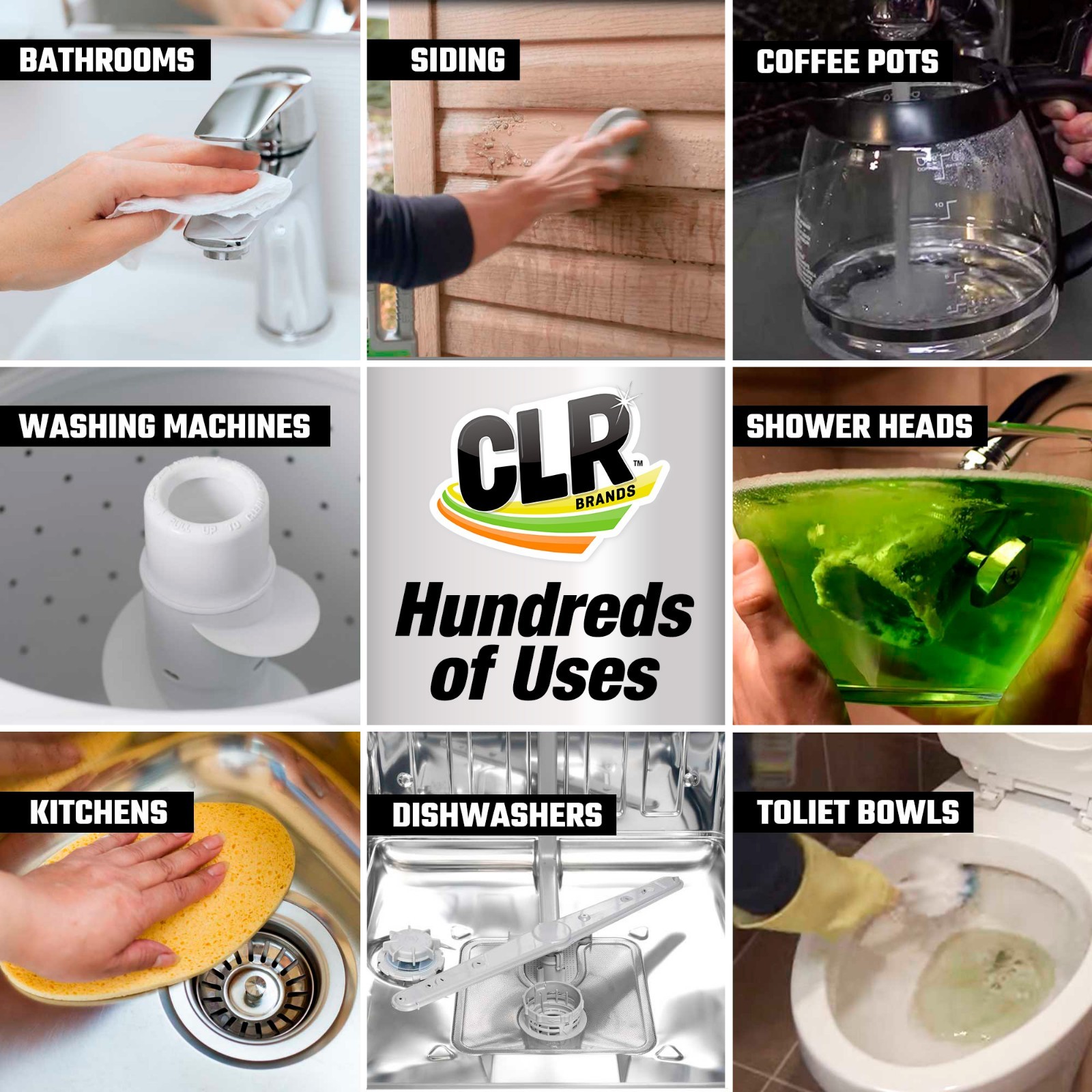 Calcium clr Lime Rust Limescale Stain Remover Cleaner 28 Oz
