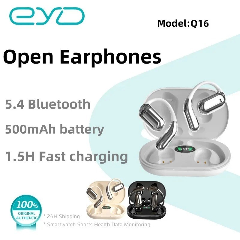 Wireless Bluetooth 5.3 Headset Earphones Earbuds Stereo Headphones Ear Hook US