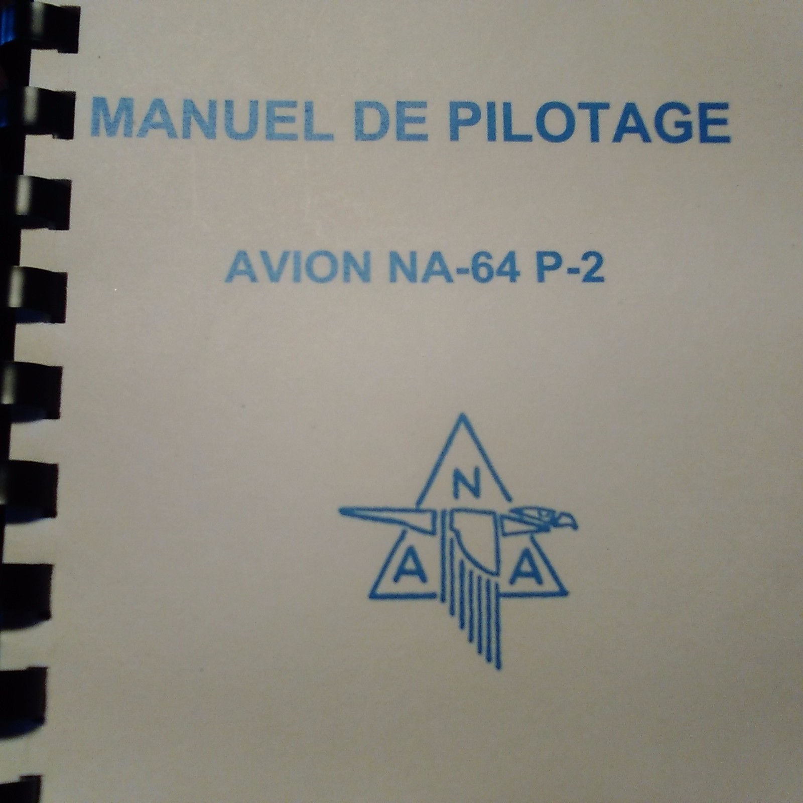 North American NA-64 P-2 Yale Pilot's Manual
