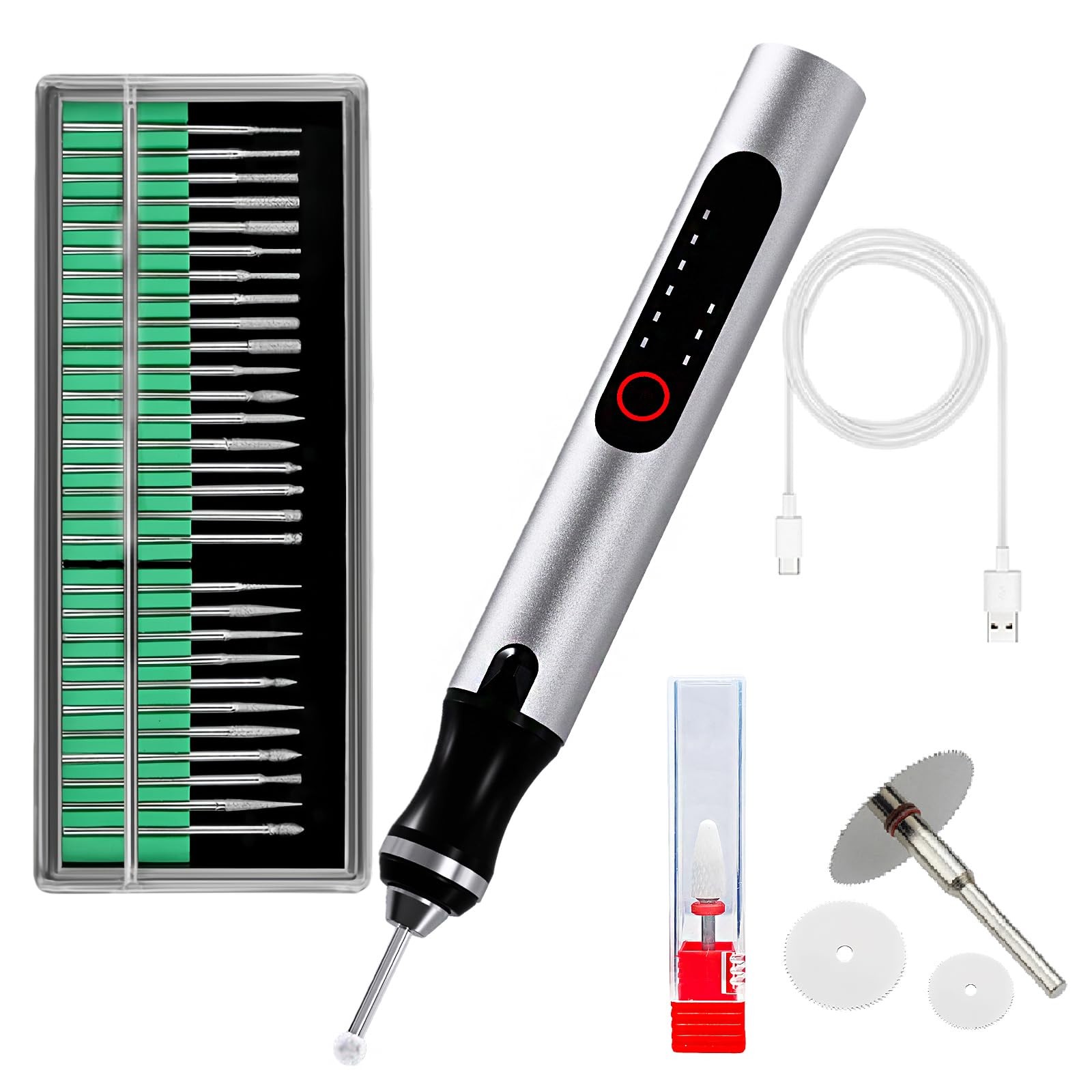 Wireless Engraving Pen Kit - Precision Tool for Artists & DIY | Engrave Jade,...