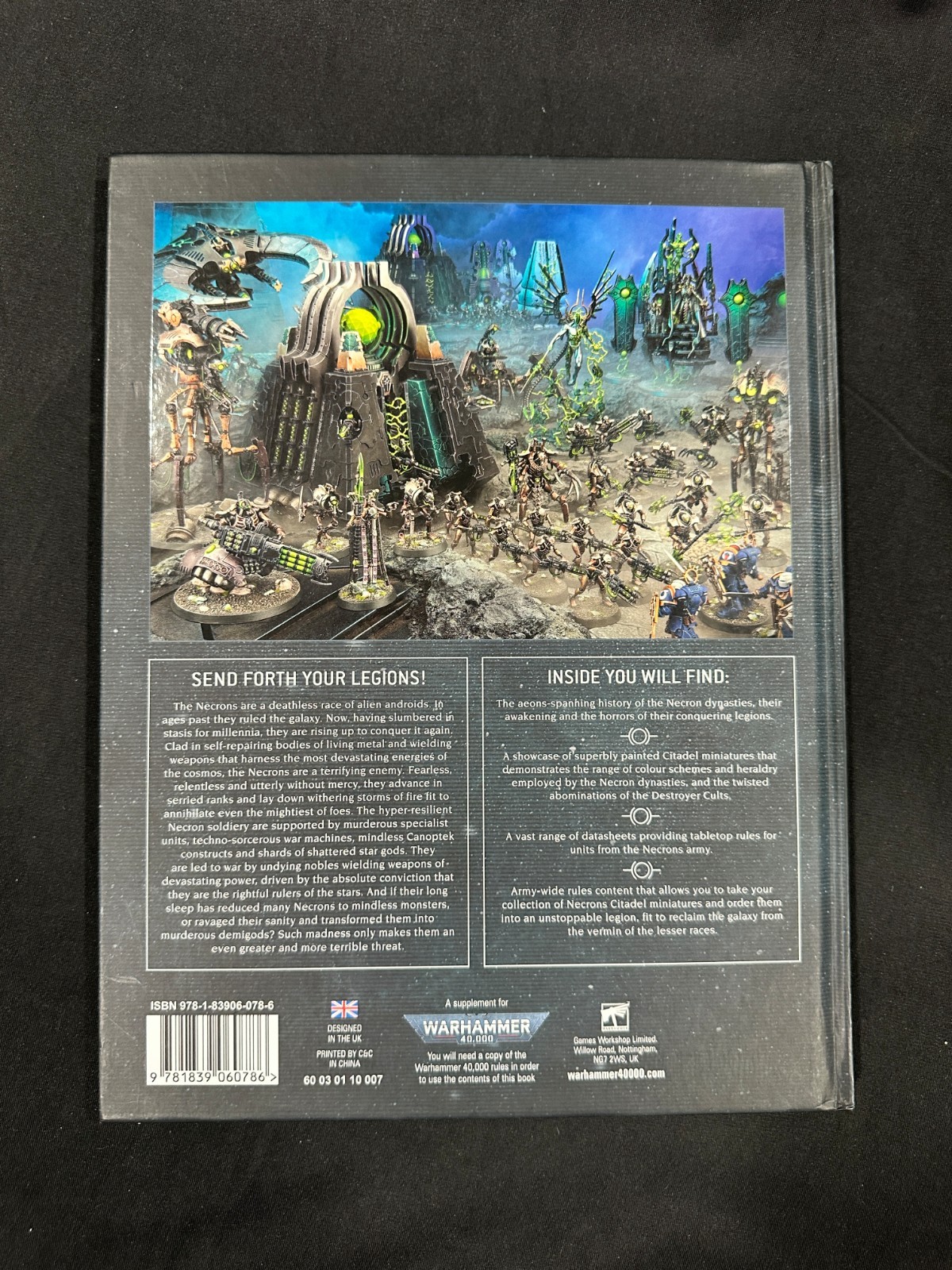 Games Workshop Warhammer 40k Codex Necrons 9th Edition 2020