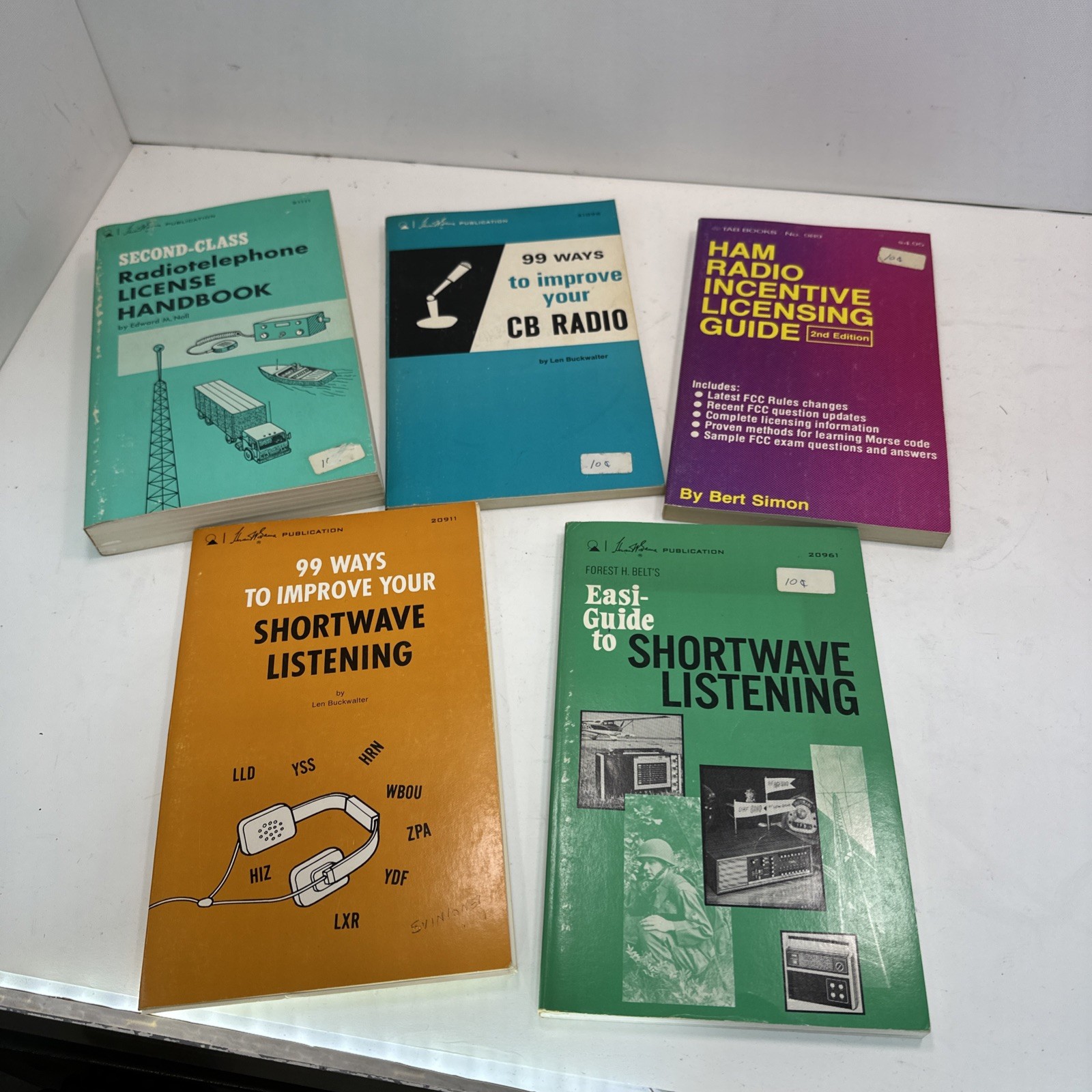 Lot Of 5 Vintage Ham Radio Books Shortwave