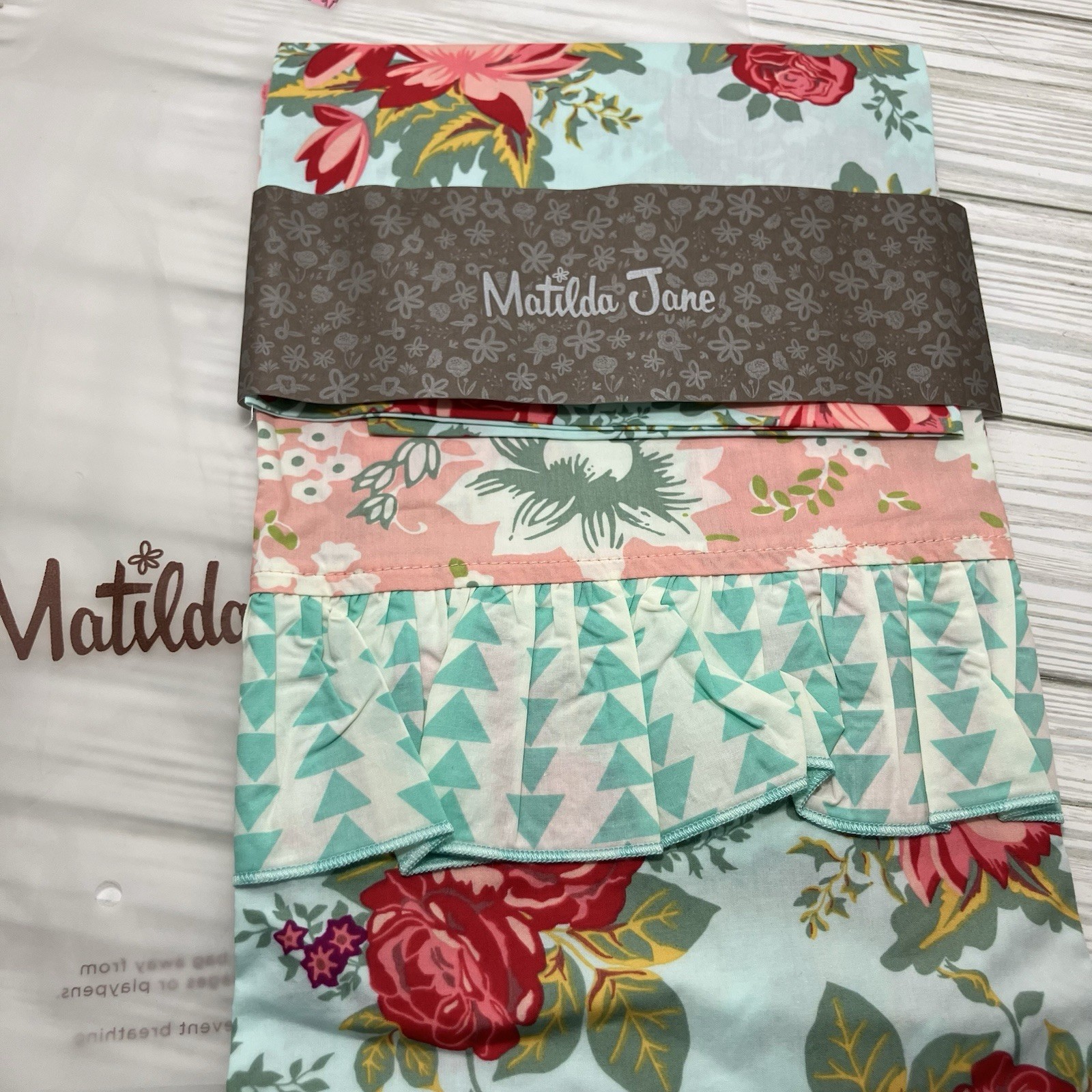MATILDA JANE (Happy and Free) Garden Party Pillowcase - New