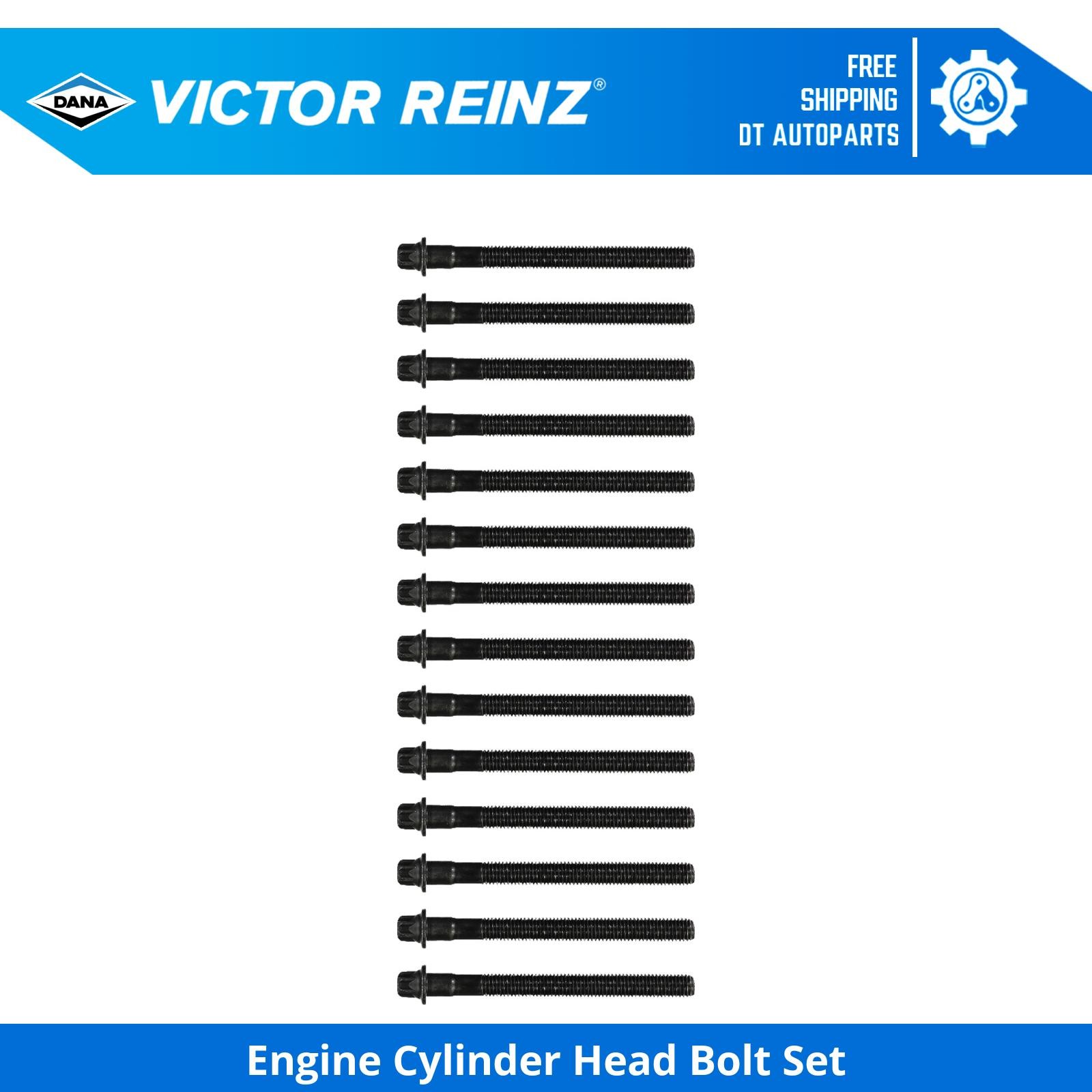 For 1993 BMW 525iT Engine Cylinder Head Bolt Set Victor Reinz