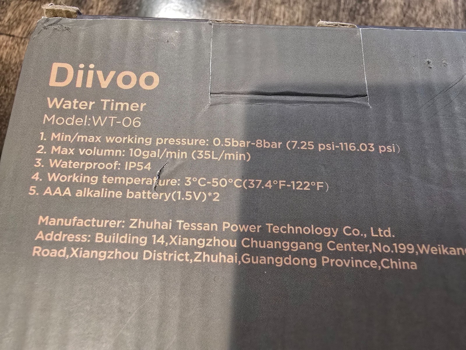 New DIIVOO WT-06 Water Sprinkler Timer