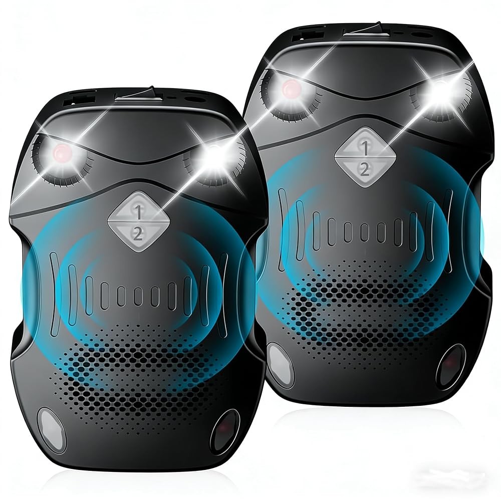2X 12V Ultrasonic Mouse Repeller for Car Engine Rat Rodent Pest Animal Deterrent