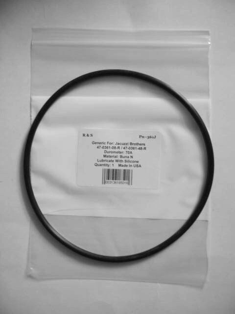 Jacuzzi / Carvin 47-0361-08-R Cygnet Series Seal Plate O-Ring R&S 361J/ FDA Mat.