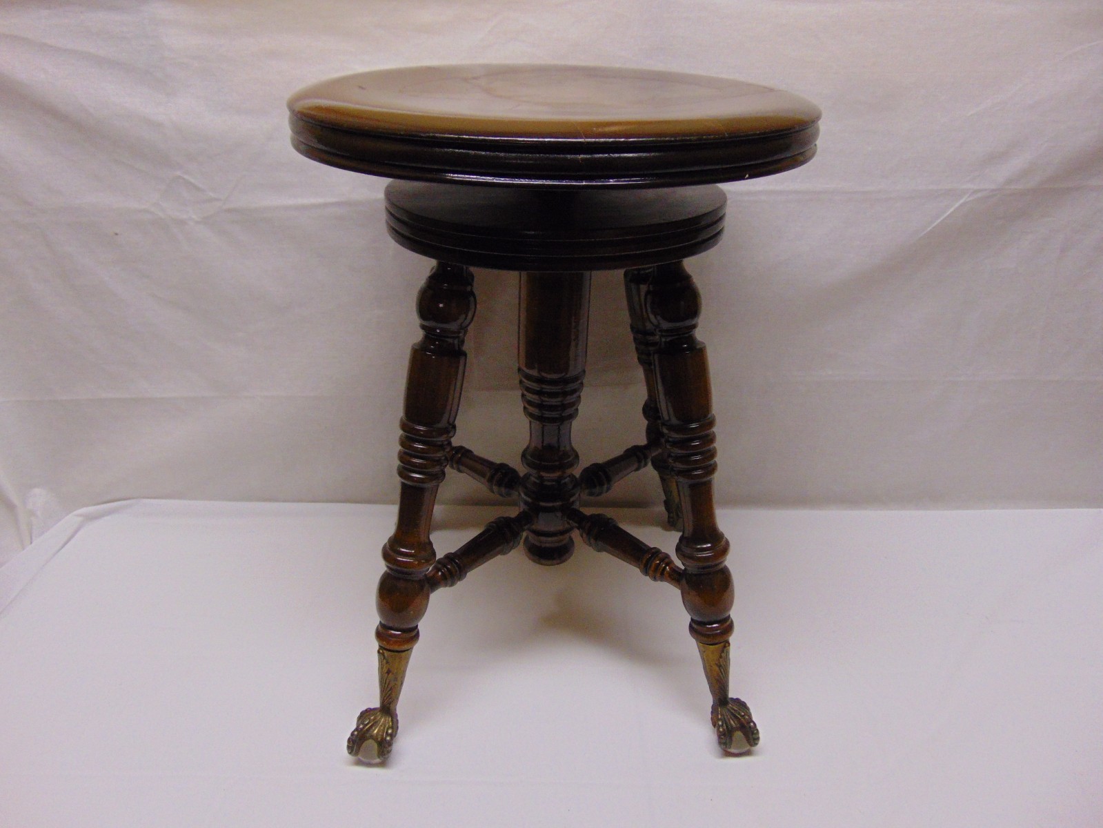 Antique Tonk Piano Stool Ball & Claw