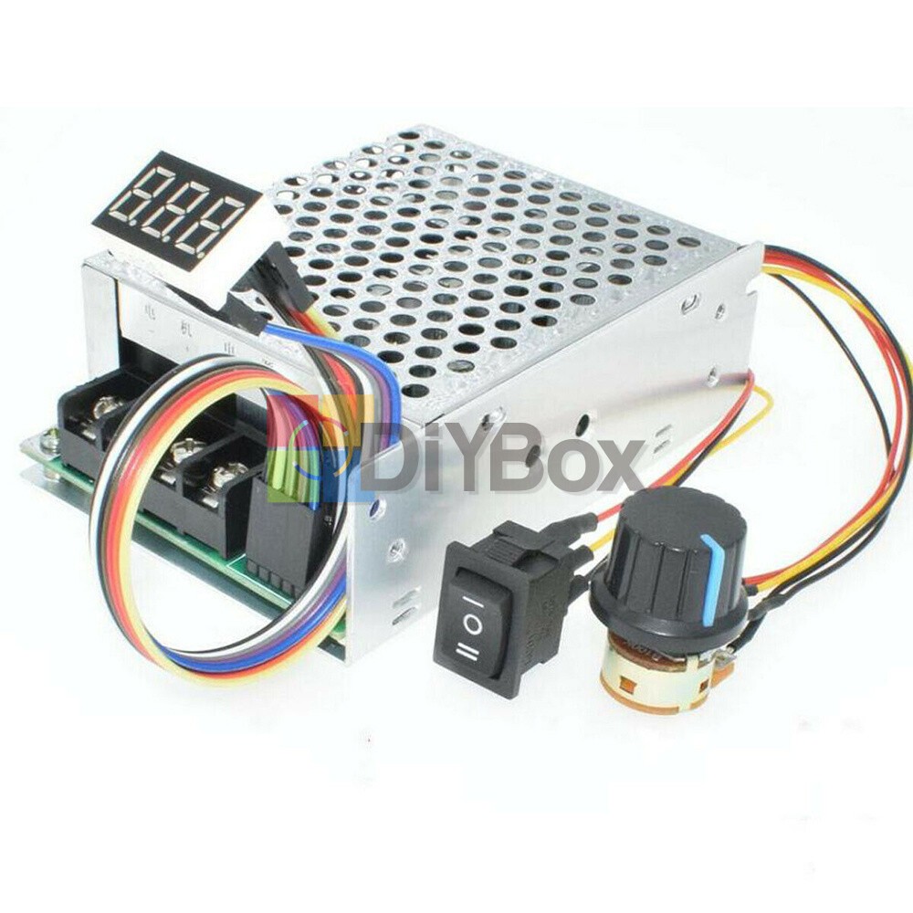 DC 10-50V 40A Motor Speed Control PWM Controller CW CCW Reversible Switch