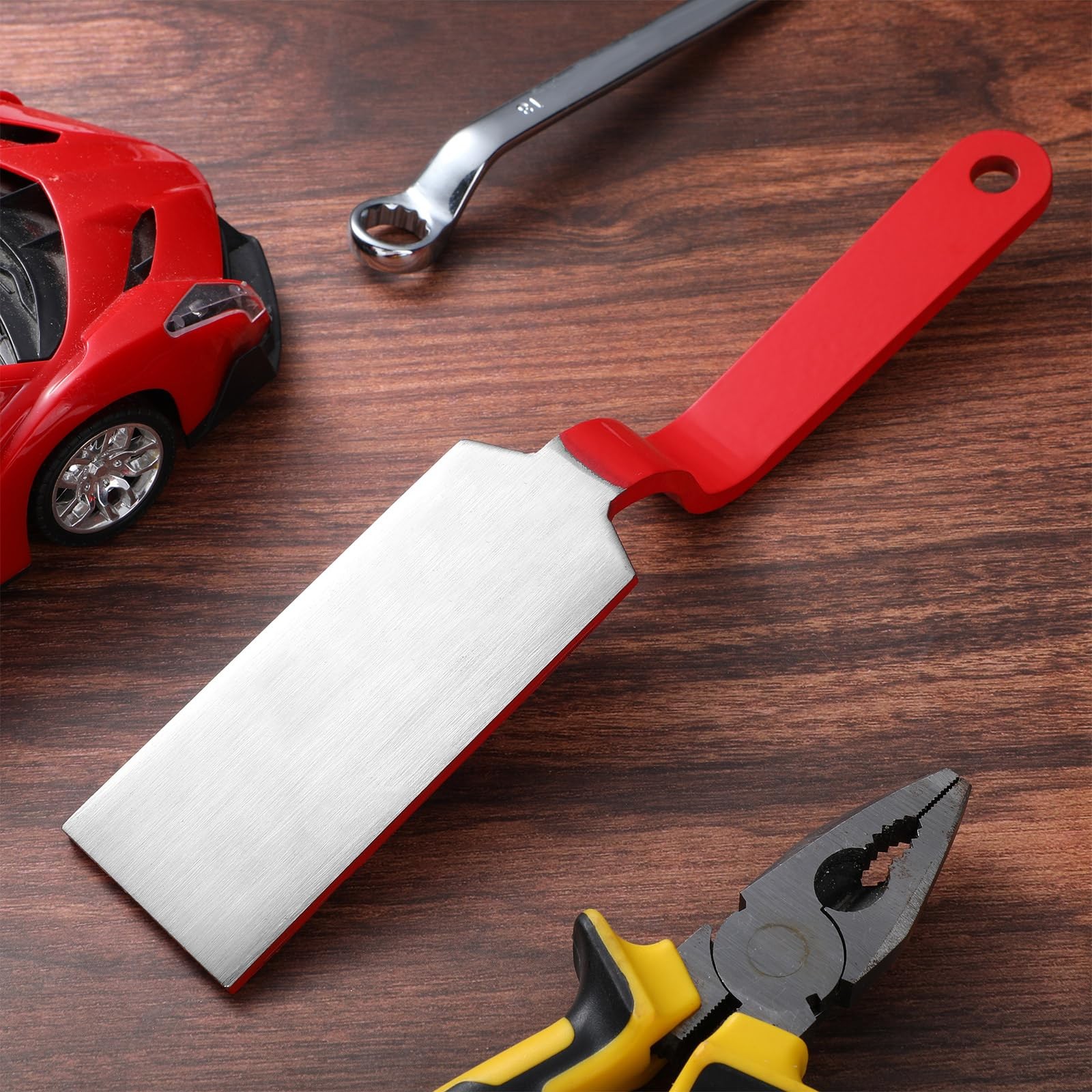 DaisyInner Professional Dinging Spoon Slapping Auto Body Dent Repair Red