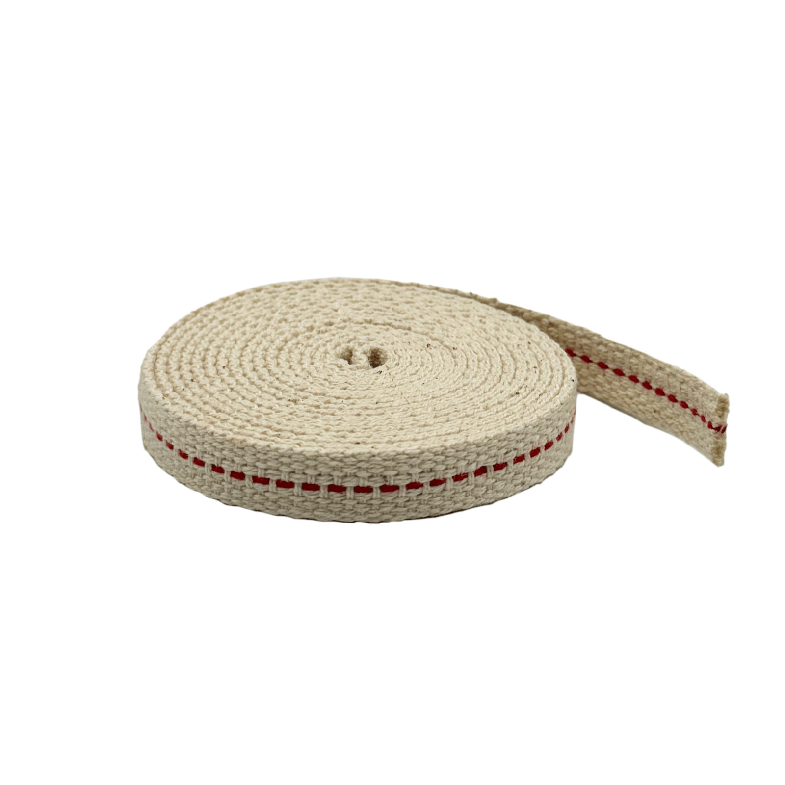 LOM - 3/8" In. 6' FT., 100% Cotton Flat Wick for Paraffin Oil, Kerosene Oil Lamp