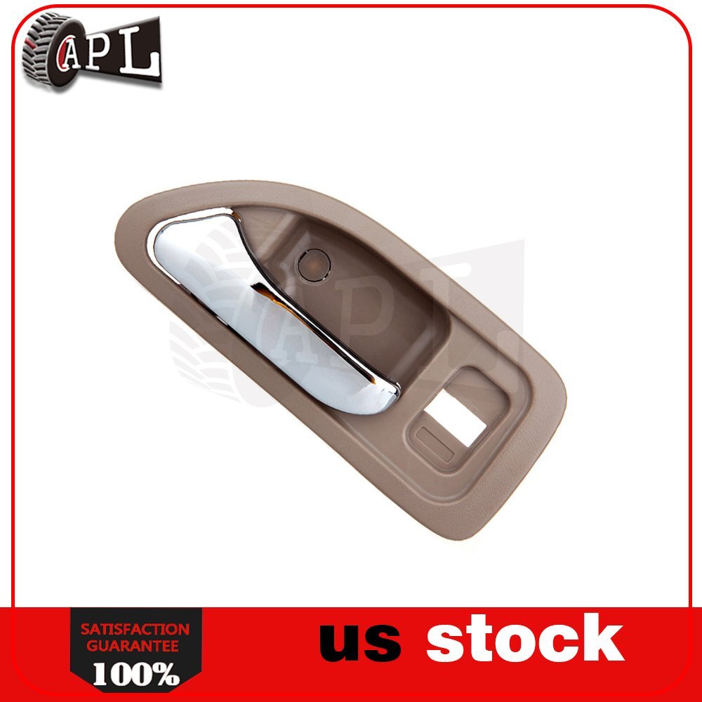 Fits 94-97 Honda Accord LH Door Handle Chrome Beige Inside Front Driver Side