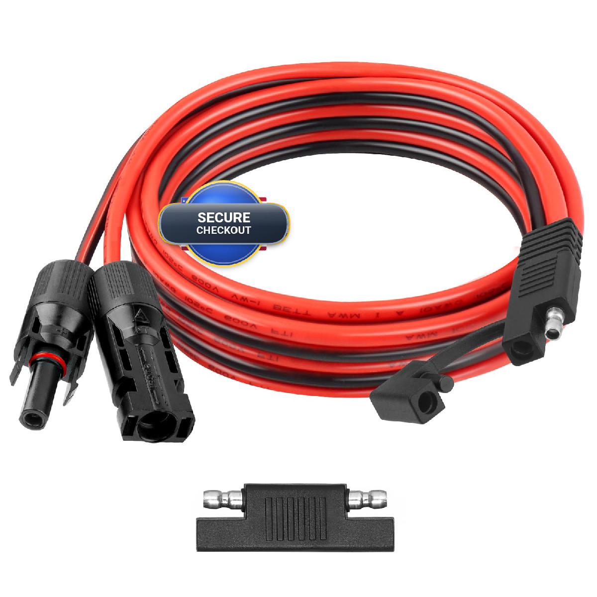 Kimbluth 10Awg Solar Panel To Sae Adapter Cable 8Ft Sae Plug Cable Pv Solar