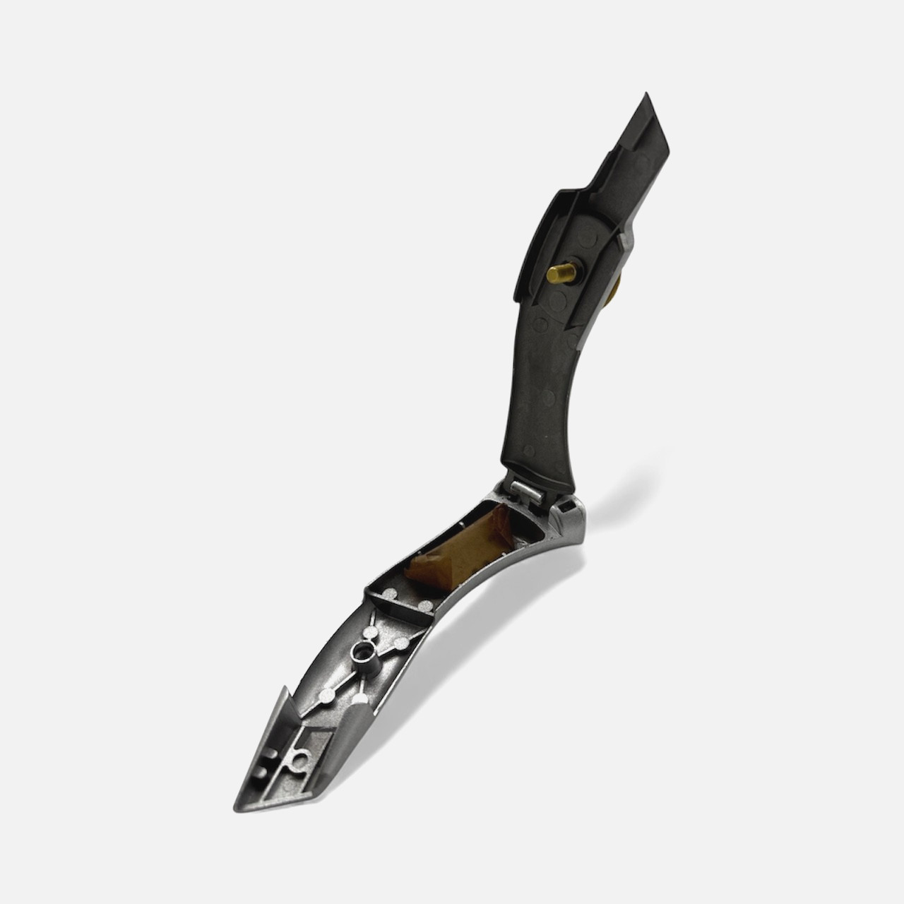 Quick Change ROOFING KNIFE NON - RETRACT W/ 100PC HOOK BLADES dispenser