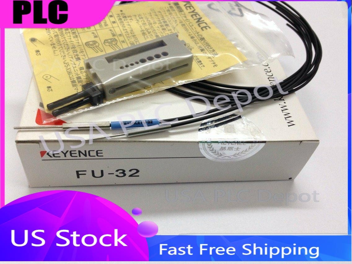 One Keyence FU-32 Fiber Optic Sensor New In Box Fast Shipping