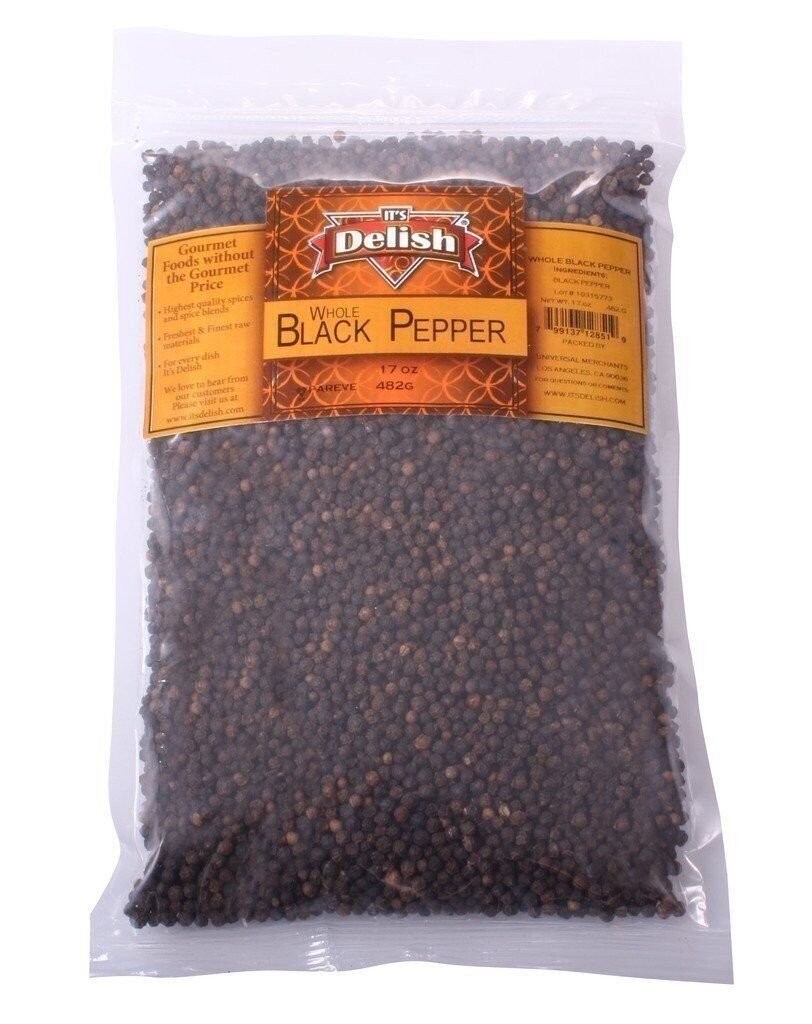 Whole Black Peppercorns by It's Delish, 10 lbs.